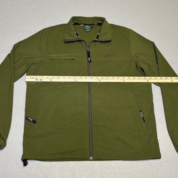 Woolrich Mens Windbreaker Jacket Size Large Military Green Lightweight Outdoor - Picture 4 of 11